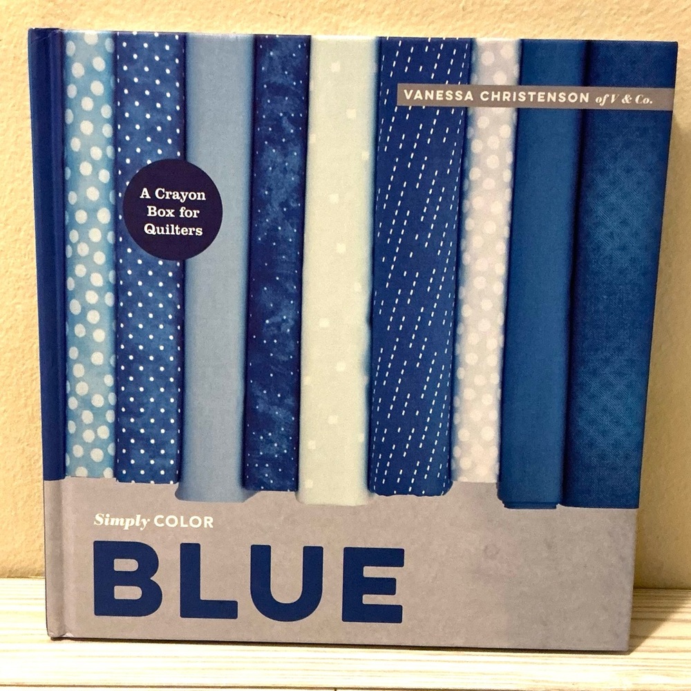 Simply Color Blue Quilting Book